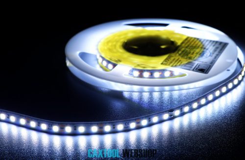 MW Power professional LED strip 120LED/m 9.6W/m 12V 10000-16000K cold white IP64 5m