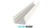 GLALU surface mountable aluminium LED profile 9x16mm 2020mm white