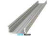 GLALU surface mountable anodized aluminium LED profile 6x16mm 3000mm silver