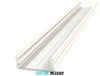 GLALU surface mountable aluminium LED profile 6x16mm 1000mm white