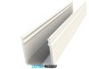 GLALU surface mountable aluminium LED profile 16x16mm 3000mm white