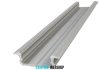 GLALU recessed anodized aluminium LED profile 5x16mm 3000mm silver