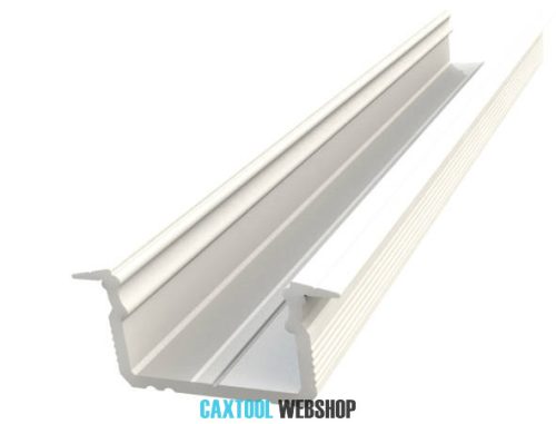 GLALU recessed aluminium LED profile 9x16mm 3000mm white