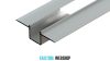 GLALU hidden aluminium LED profile 12,5x16mm 3000mm natural