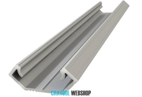 GLALU anodized aluminium LED corner profile 8,5x12mm 2020mm silver