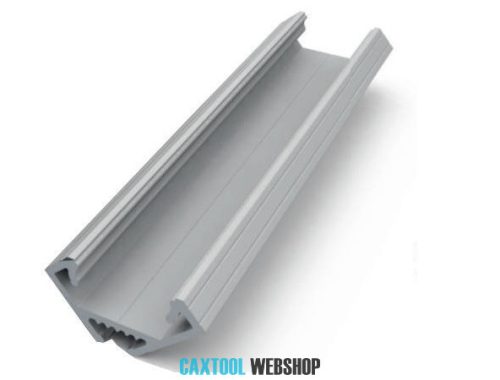 GLALU aluminium LED corner profile 12x12mm 1000mm natural