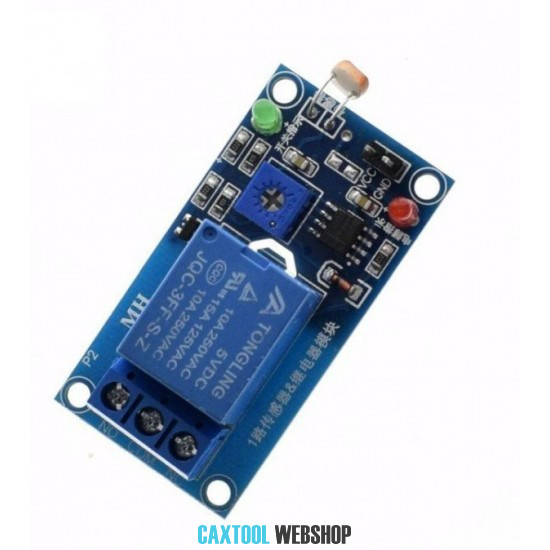 Photosensitive Resistance Sensor Relay Module - Caxtool