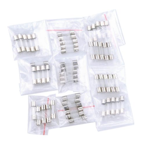 Glass Fuse Kit (0.5A-20A) 5*20mm 50pcs