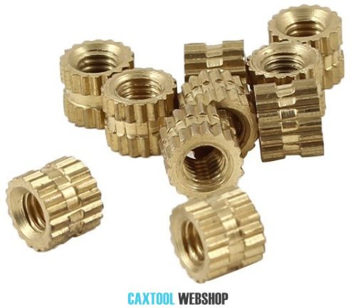 M4 6x5 Brass threaded insert