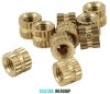 M4 6x6 Brass threaded insert