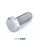 Hexagon head screw DIN 933 8.8 ZP M8x30