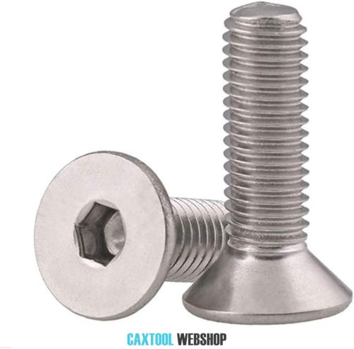 Hexagon socket countersunk head screw DIN 7991~ 10.9 ZP M3x12