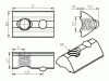 I6 Slide nut 6,7 x 10,5 x 17 mm, M5, 6mm groove